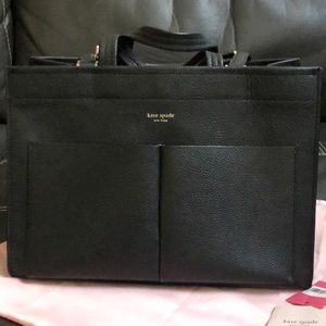 Kate Spade Sam Large Pocket Satchel Black RV $398